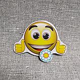 Магнитный стенд для крепления рисунка магнитом Смайлы, фото 2