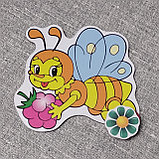 Магнитный стенд для крепления рисунка Пчелка, фото 2