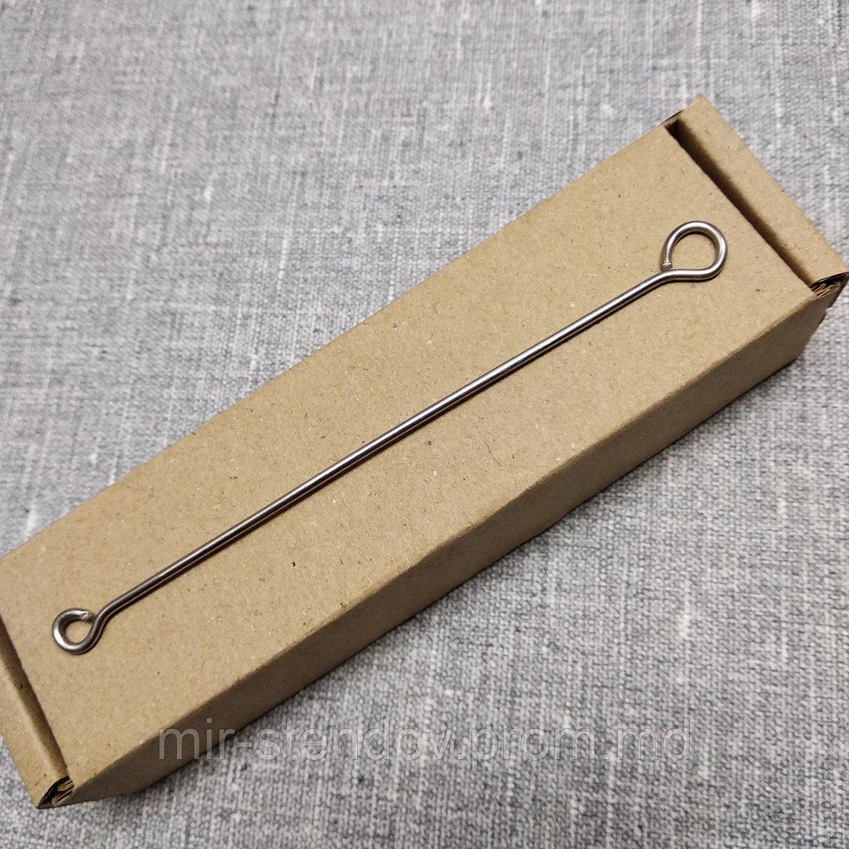 Логопедический зонд металлический Весло, фото 1