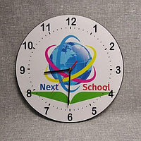 Часы настенные с логотипом Вашей компании. Круглые