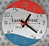 Часы настенные с логотипом Вашей компании. Круглые, фото 2