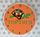 Часы настенные с логотипом Вашей компании. Круглые, фото 3