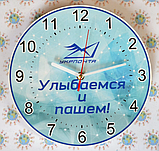 Часы настенные с логотипом Вашей компании. Круглые, фото 6