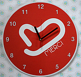 Часы настенные с логотипом Вашей компании. Круглые, фото 8