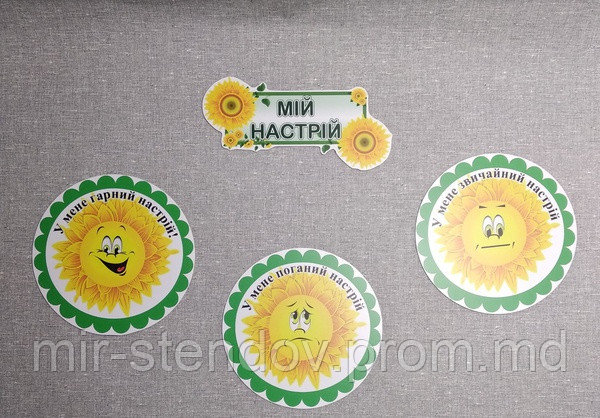 Мій настрій. Сонечки. Стенд за програмою НУШ, фото 1