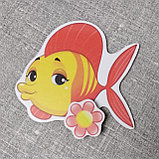 Магнитный стенд для крепления рисунка Рыбка, фото 2