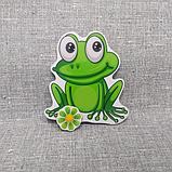 Магнитный стенд для крепления рисунка Лягушёнок, фото 2