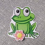 Магнитный стенд для крепления рисунка Лягушёнок, фото 3