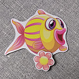 Магнитный стенд для крепления рисунка Рыбка 2, фото 2