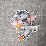 Стенд для рисунка и поделки Слоник, фото 2