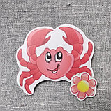 Магнитный стенд для крепления рисунка Крабик, фото 4