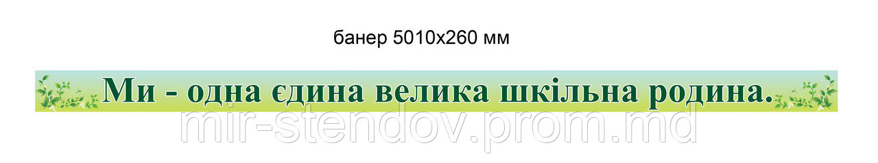 Баннер Для центрального входа школы, фото 1