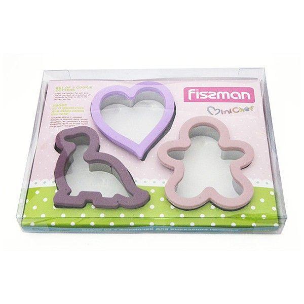 Набор форм для вырезания печенья Fissman 3 пр 8570 F - фото 1 - id-p10117016