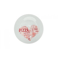 Тарелка для пиццы Bormioli Piatti Pizza 33 см I Love Pizza Red 419320-753