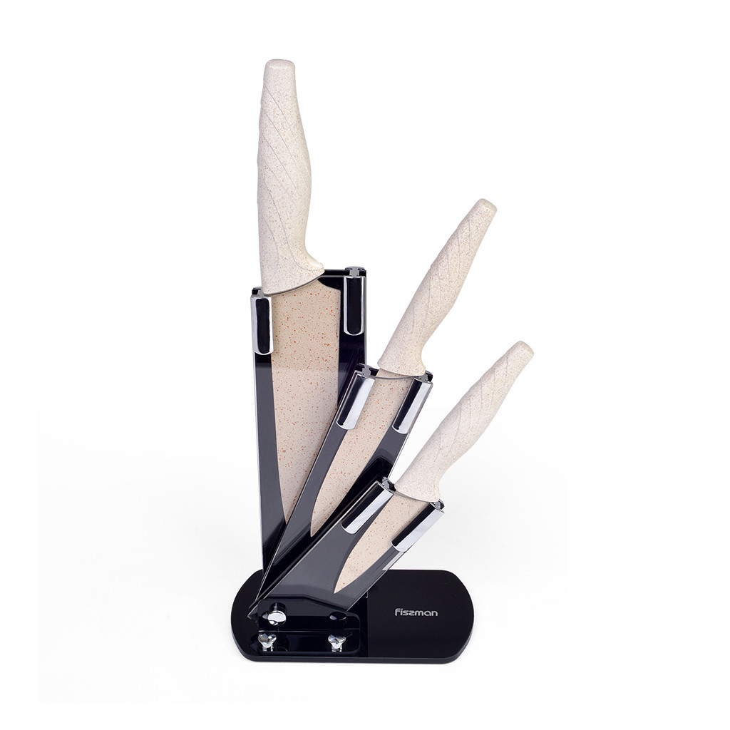 Набор ножей Fissman Yumi 4 предмета нержавеющая сталь 2613 F - фото 1 - id-p10116470