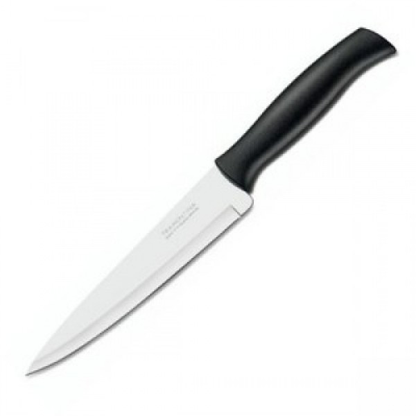 23084/107, Нож кухонный Tramontina Athus black 178 мм инд. блистер - фото 1 - id-p5559996