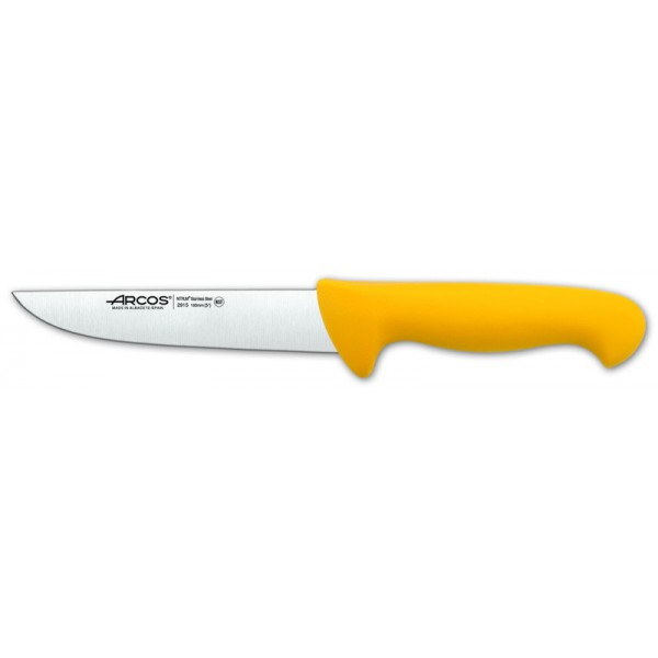 Нож мясника Arcos 2900 16 см желтый 291500 - фото 1 - id-p5560006
