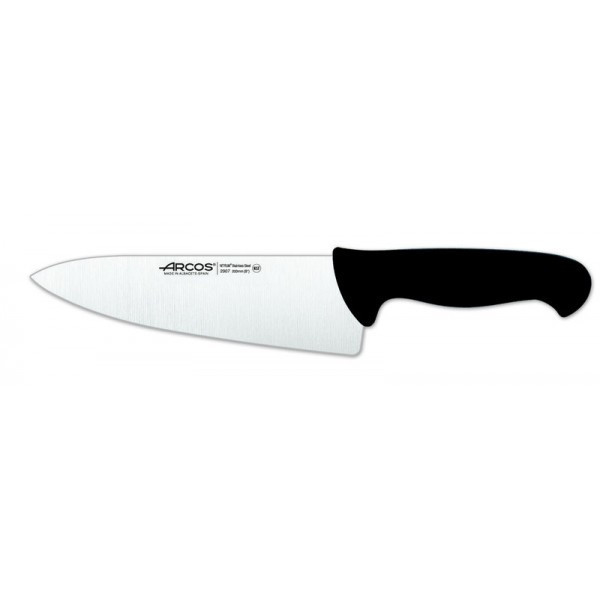 Нож поварской Arcos 2900 20 см черный 290725 - фото 1 - id-p5560031