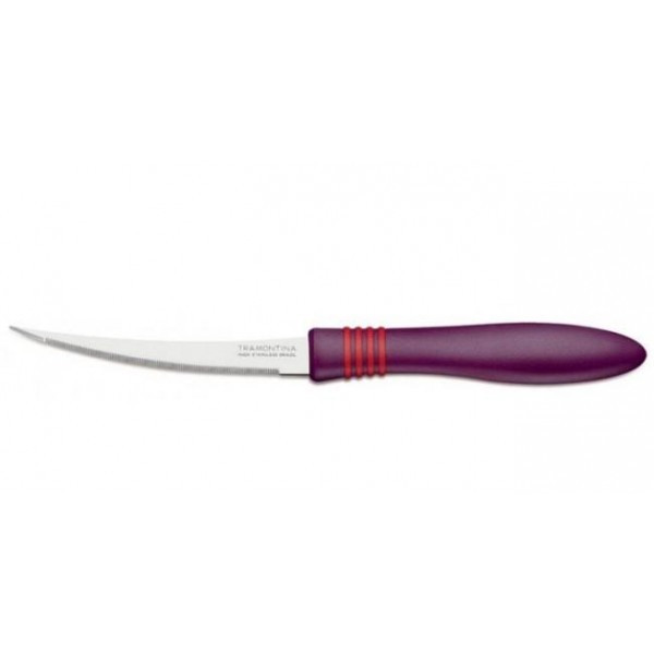 23462/294, Нож для томатов Tramontina Cor&Cor 102 мм фиолет. руч. - фото 1 - id-p8769951