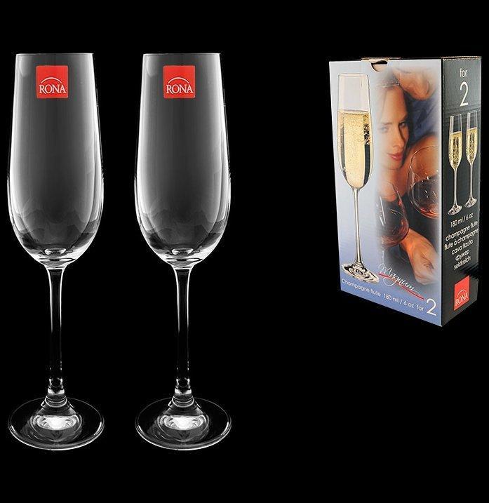 Набор бокалов для шампанского Rona Magnum 180 мл 2 пр. 3276 - фото 1 - id-p10116464