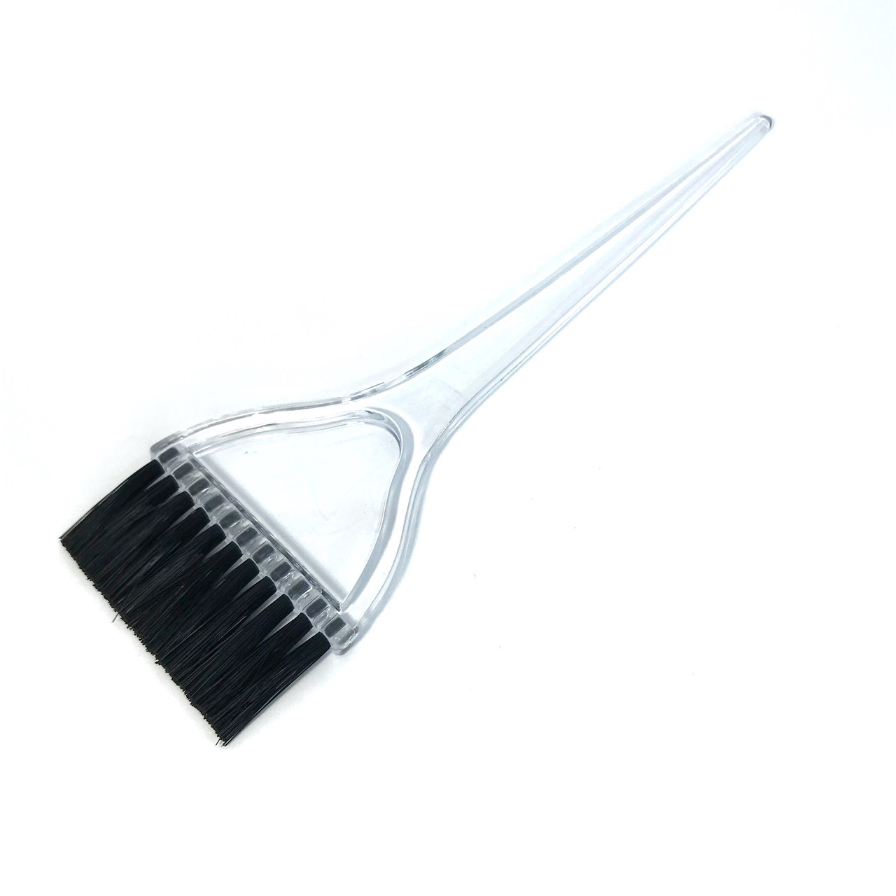 Кисть для окрашивания волос DenIS professional с чёрной щетиной - прозрачная - фото 1 - id-p10143620