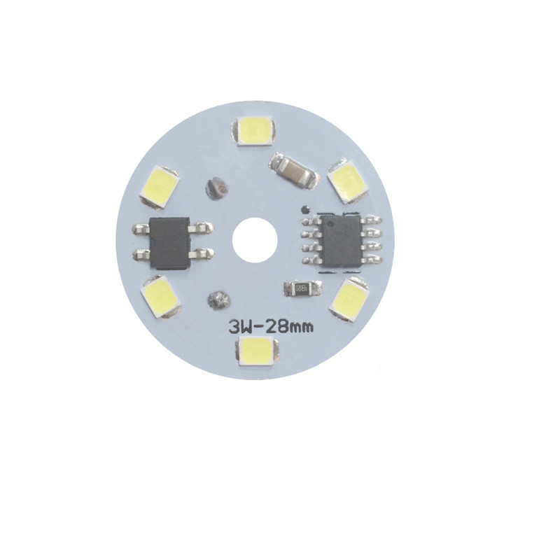 Светодиодный модуль LED 3Ватт AC220 плата для ремонта ламп - фото 1 - id-p10143730