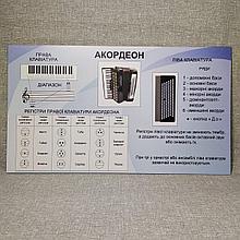 Стенд для кабинета музыки. Аккордеон