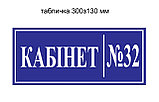 Табличка с номером кабинета, фото 2