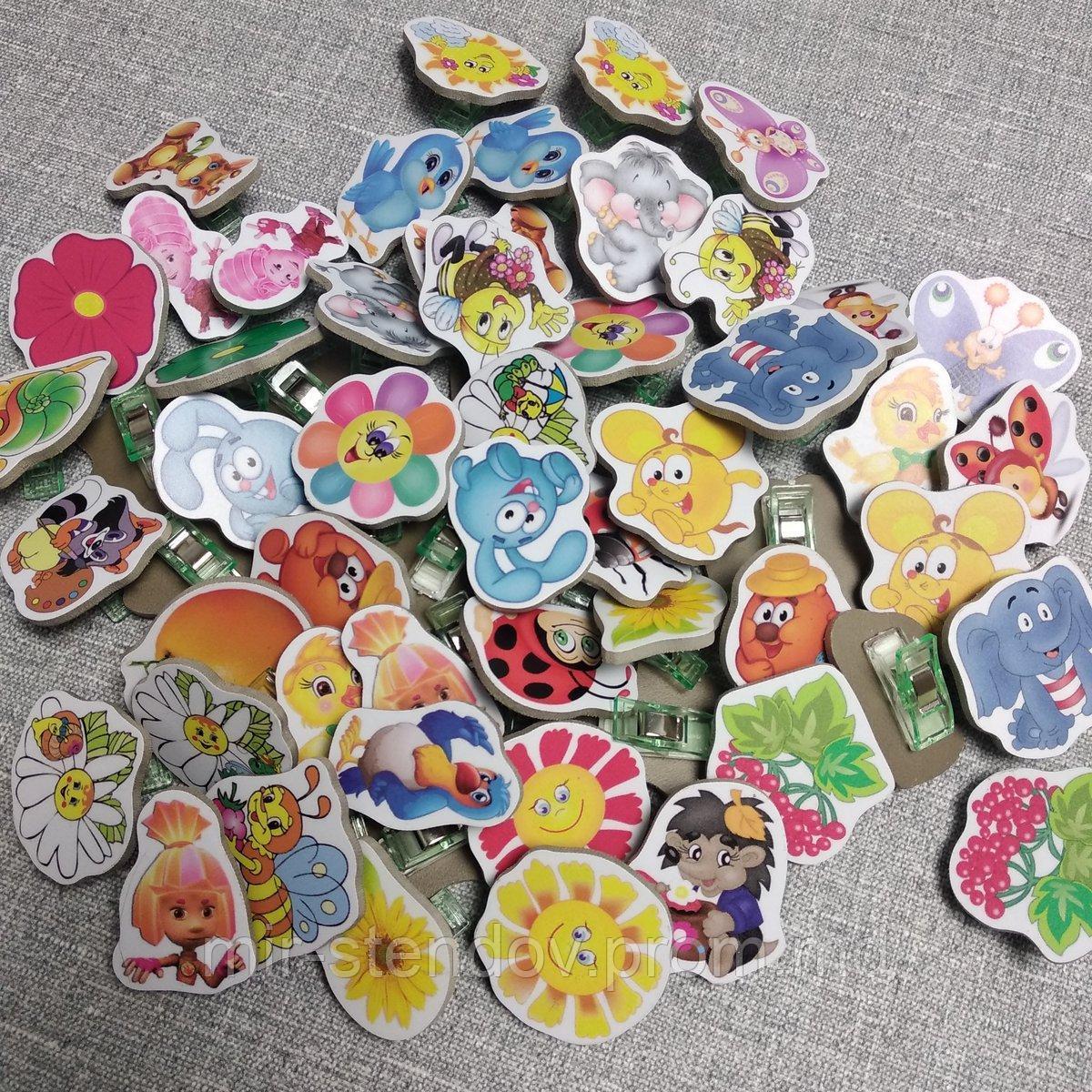 Прищепки 30 шт разные, фото 1