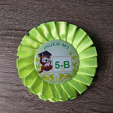 Значком с розеткой. Лицей, 5-В. Лимонный