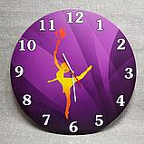 Оригинальные настенные часы для фитнес клуба, фото 2