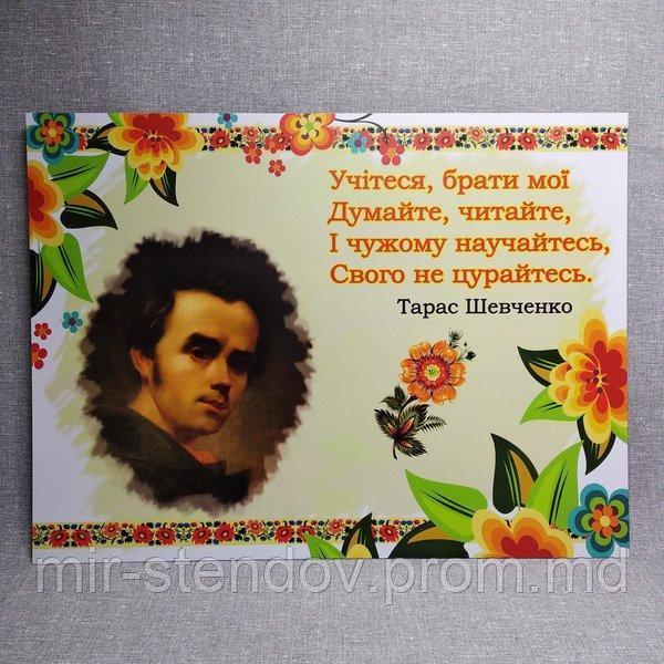 Шевченко. Плакат для кабинета школ. Картон, фото 1