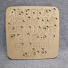 Деревянный алфавит-пазл для украинского языка. Обучающий игровой набор