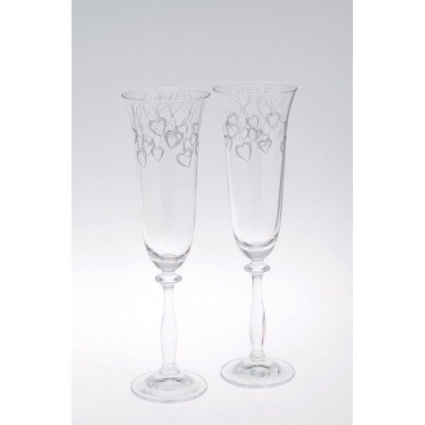 Набор бокалов для шампанского Bohemia Angela 190 мл 2 пр (C5775) - фото 1 - id-p5555639