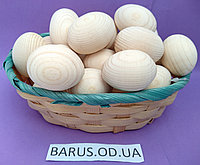 Пасхальные Яйца деревянные заготовки перепелиные 4*3 см