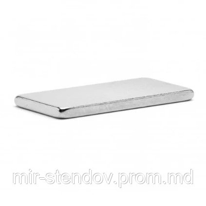 Магнит неодимовый прямоугольник  10х5х1 мм, фото 1