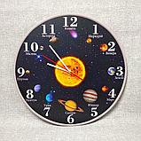 Часы для кабинета географии и астрономии Солнечная система, фото 3