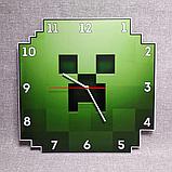 Часы настенные Minecraft, фото 2