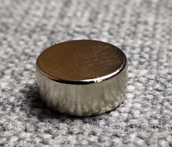 Магнит неодимовый цилиндр 9х4 мм, фото 1