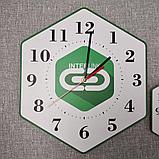 Часы настенные с логотипом своей фирмы Нестандартные, фото 2