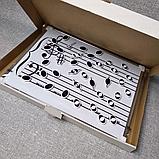 Магнитно-маркерное пособие Нотный стан. 30х40 см, фото 4