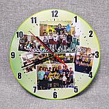 Круглые настенные часы с Вашим фотографией Выпускников, фото 2