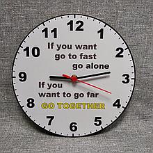 Настенные часы для кабинета английского языка. Мудрость