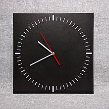 Часы настенные "Черный квадрат"