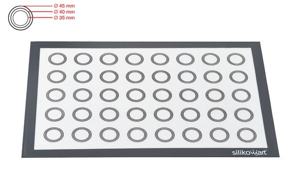 Коврик силиконовый кондитерский Silikomart Fiberglass With Circless 595х395 мм - фото 1 - id-p5553994