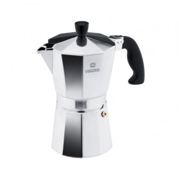 Гейзерная кофеварка на 9 чашек Vinzer алюминиевая VZ 89387 - фото 1 - id-p5549749