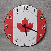 Часы настенные Флаг Канады