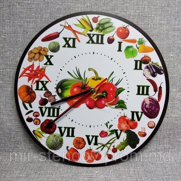 Настенные часы для кухни Овощи - фото 1 - id-p5995265