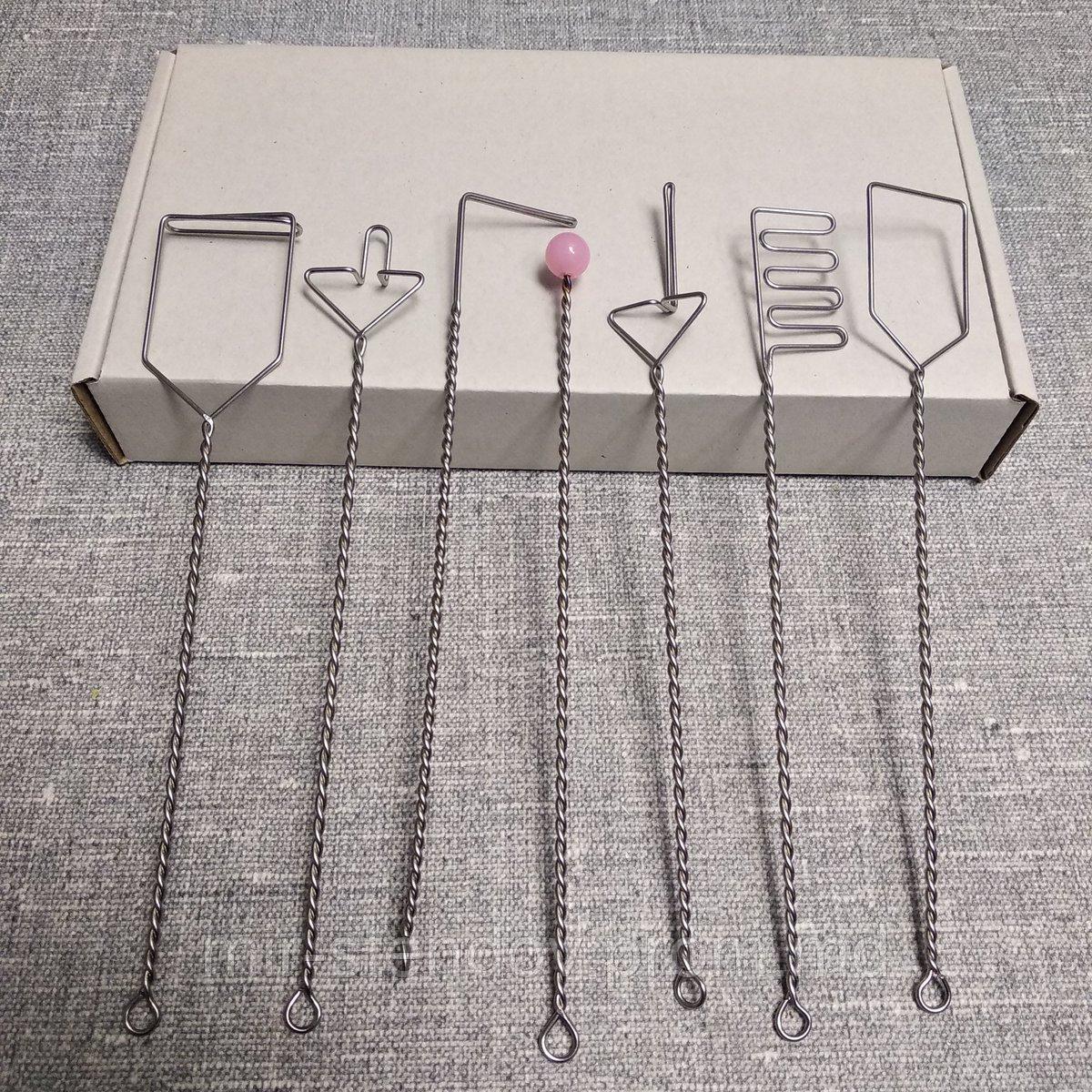 Зонды логопедические массажные Методика Рау с шариковым зондом, фото 1