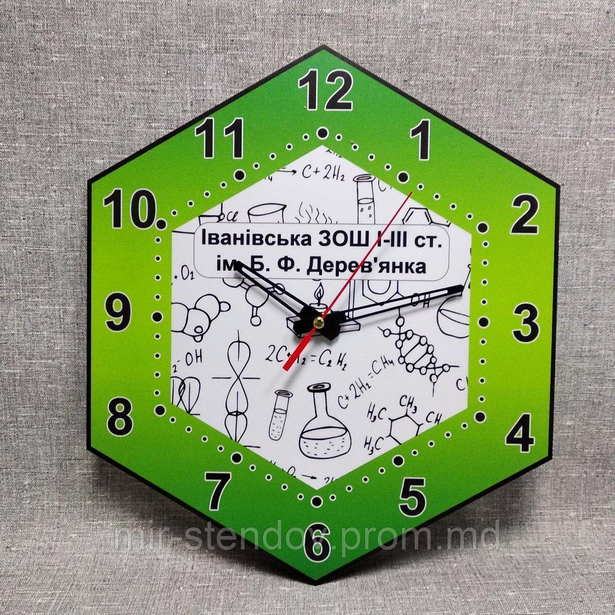 Часы для кабинета химии. Химические элементы - фото 1 - id-p10170479